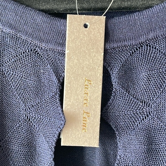 NWT 🦋3/40 LUXXE LANE Rayon Spring Cardigan (XL) - Picture 8 of 13